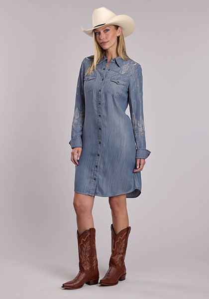 Stetson Women's Denim Shirt Dress Stetson Women's Denim Shirt Dress