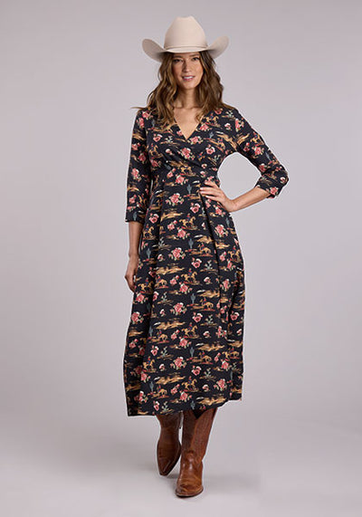Stetson Women's Printed Long Dress