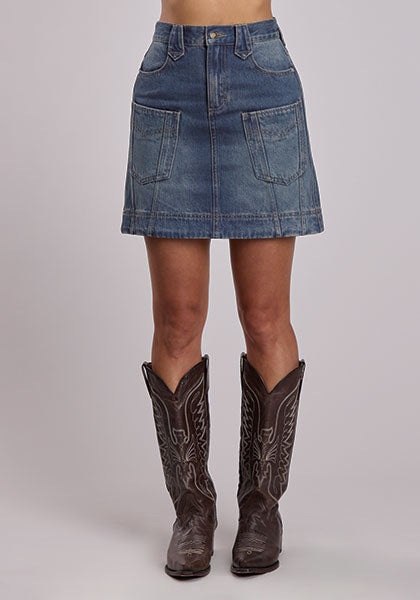 Stetson Women's Denim Mini Skirt