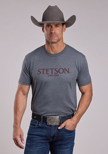 Stetson Men's "Stetson Since 1865" Logo T-Shirt