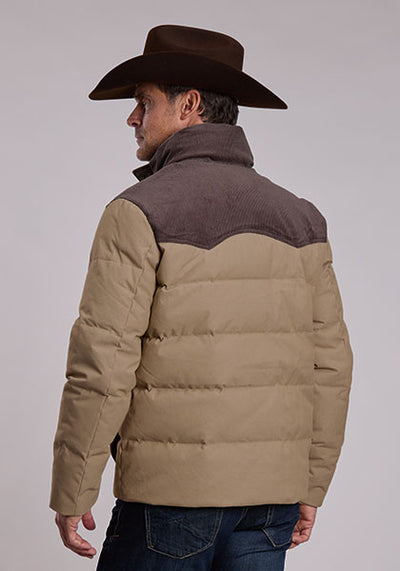 Stetson Men's Denim Look Poly Jacket