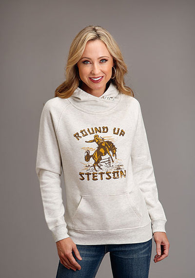 Stetson Women's Round Up Screen Print Sweatshirt