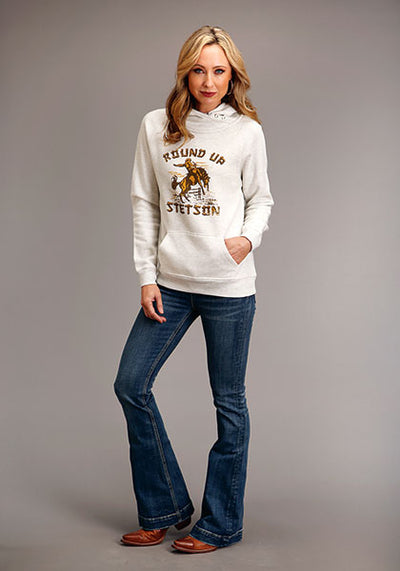 Stetson Women's Round Up Screen Print Sweatshirt