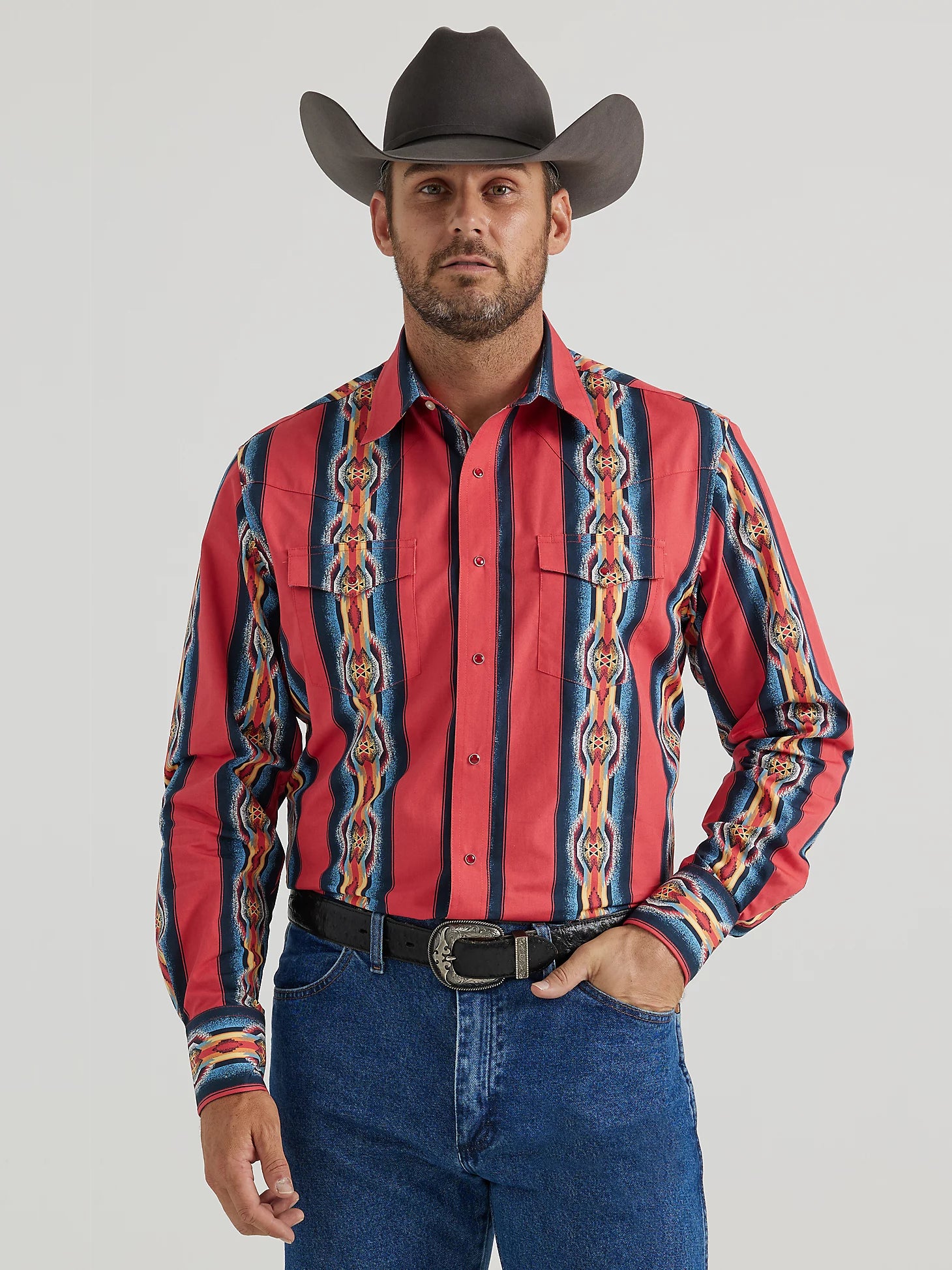 Wrangler Men's Checotah Printed Shirt
