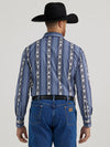Wrangler Men's Checotah Print Western Shirt