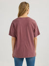 Wrangler Women's Acid Wash Graphic Oversized Tee