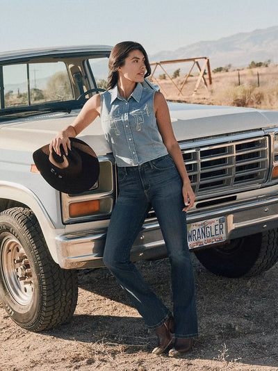 Wrangler Women's Bespoke High Rise Bootcut Jean