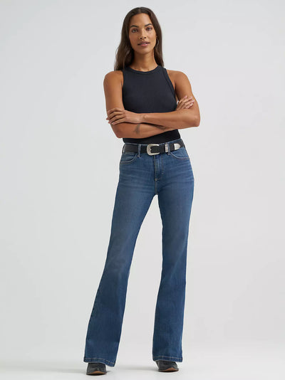 Wrangler Women's Bespoke High Rise Flare Jean