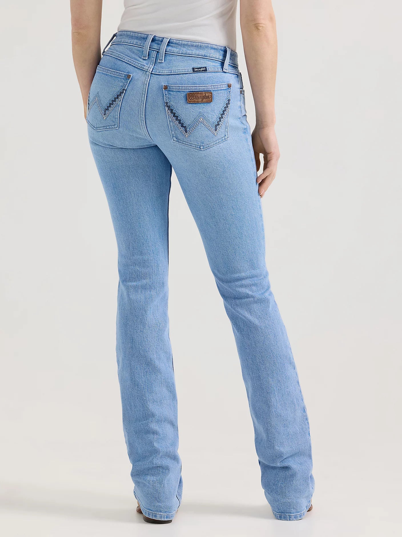 Wrangler Retro Women's Mae Mid Rise Bootcut Jean in Dahlia – Branded Wrangler Retro Women's Mae Mid Rise Bootcut Jean in Dahlia – Branded