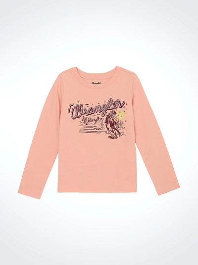 Wrangler Girl's Cowgirl Graphic Tee