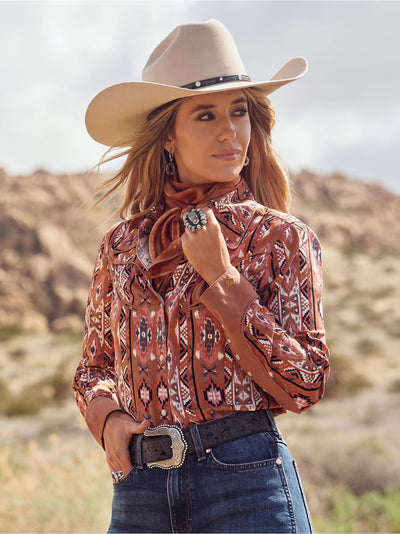 Wrangler X Women's Lainey Wilson Checotah Western Shirt