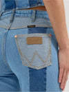 Wrangler X Women's Lainey Wilson Patchwork Bell Bottom Jeans