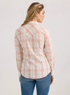 Wrangler Women's Plaid Slim Western Snap Shirt