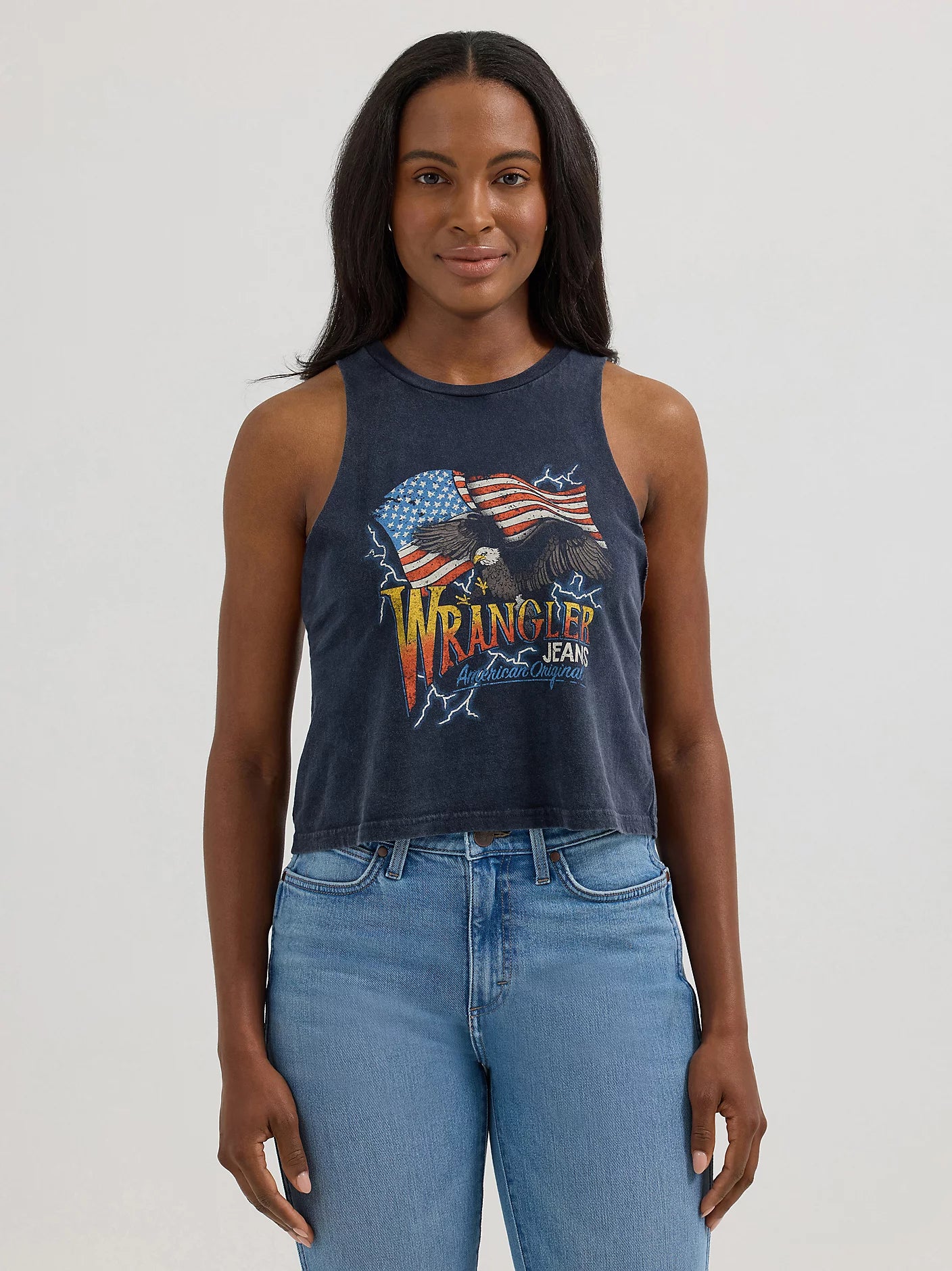 Wrangler Women's Festival Crop Graphic Tank