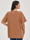 Wrangler Women's Acid Wash Graphic Oversized Tee