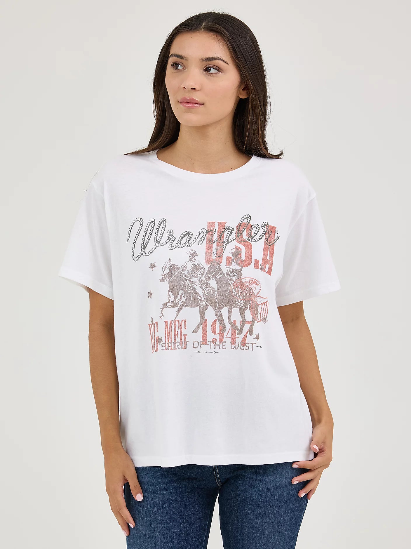 Wrangler Women's Western Graphic Girlfriend Tee