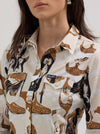 Wrangler Women's Saddle Up Slim Western Shirt