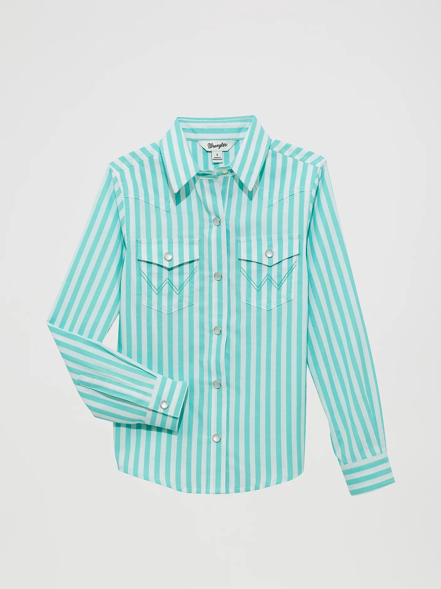Wrangler Girl's Striped Western Shirt