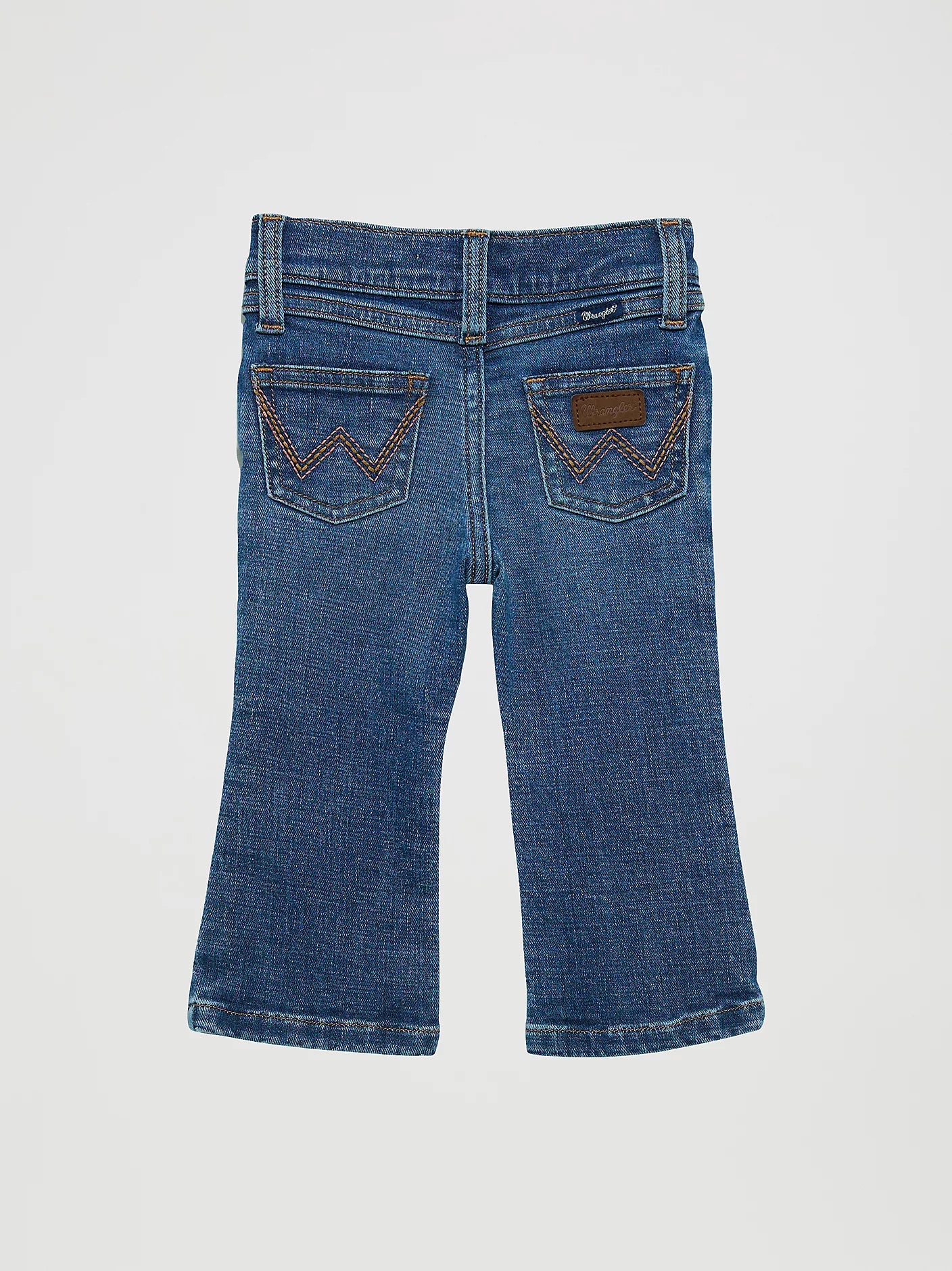 Wrangler Little Girl's W Stitched Bootcut Jean