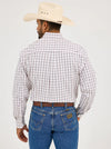 Wrangler Men's George Strait Plaid One Pocket Shirt