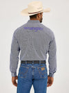 Wrangler Men's Logo Button Down Western Sleeve