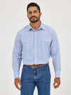 Wrangler Men's Wrinkle Resist Stripe Shirt