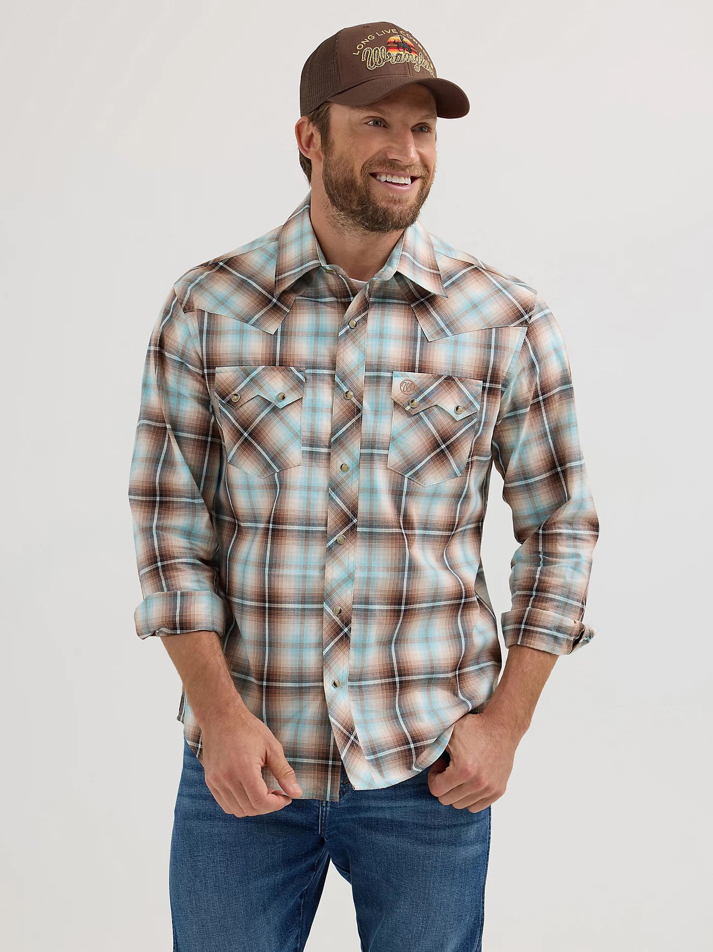 Wrangler Men's Retro Sawtooth Pocket Shirt