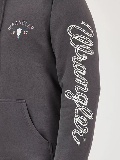 Wrangler Men's Long Live Cowboys Pullover Hoodie