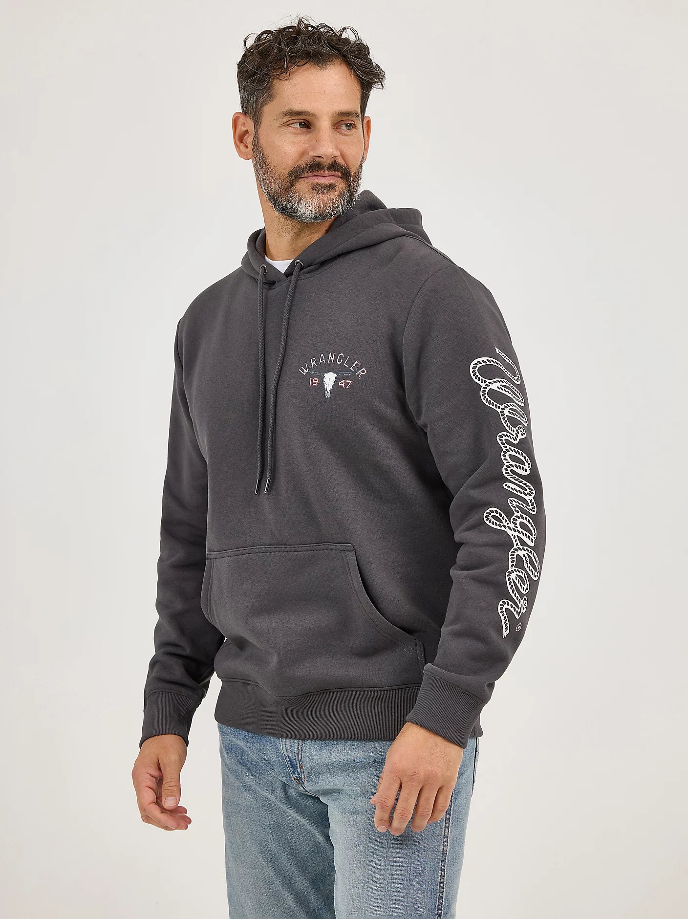 Wrangler Men's Long Live Cowboys Pullover Hoodie