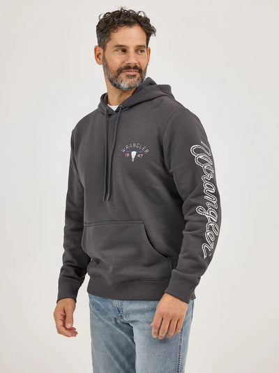 Wrangler Men's Long Live Cowboys Pullover Hoodie