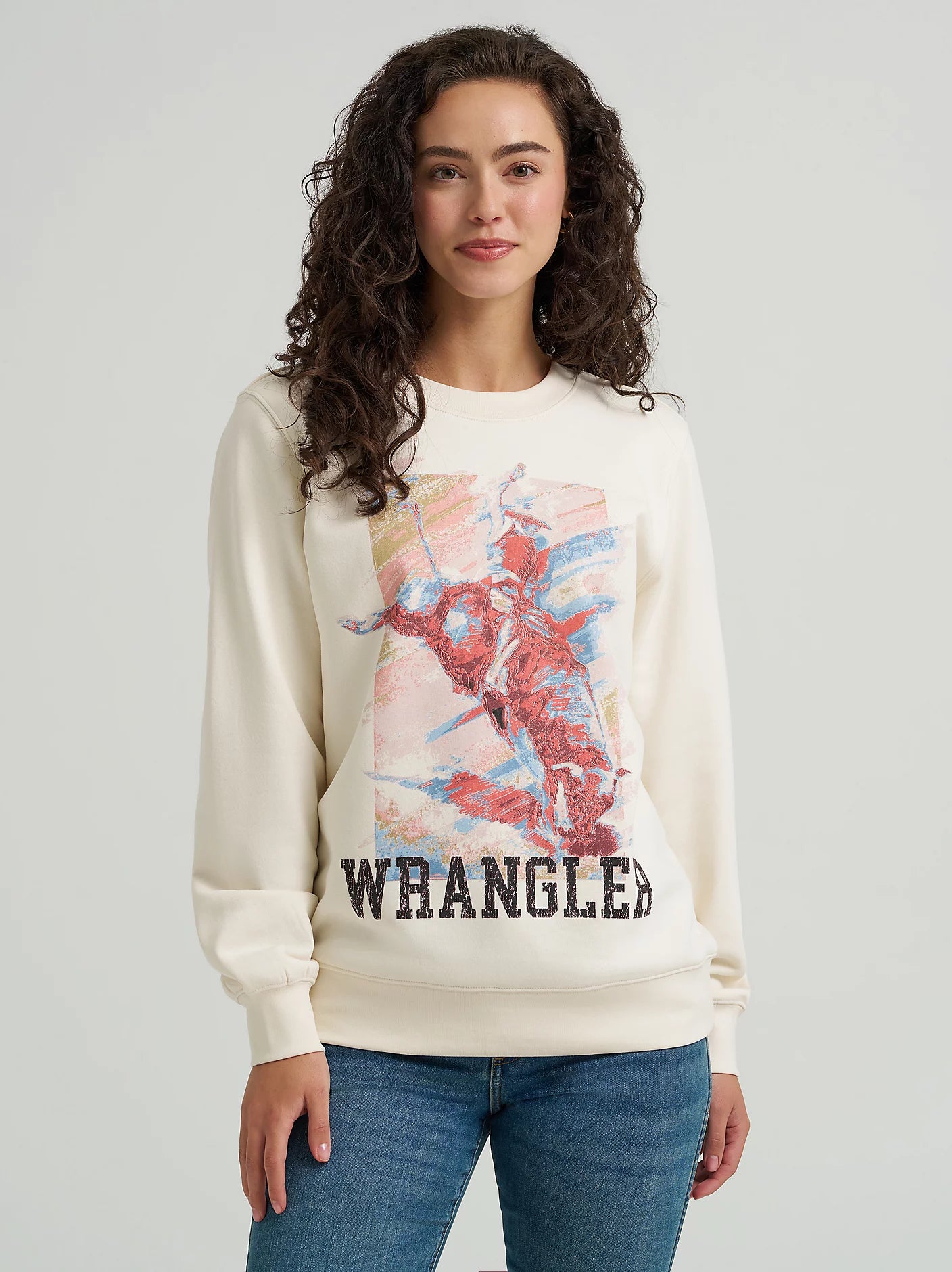 Wrangler Women's Graphic Crew Sweatshirt