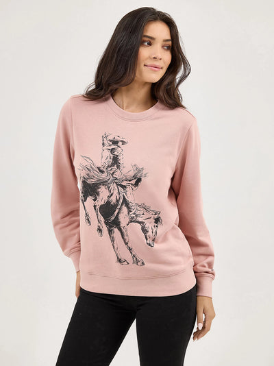 Wrangler Women's Graphic Crew Sweatshirt