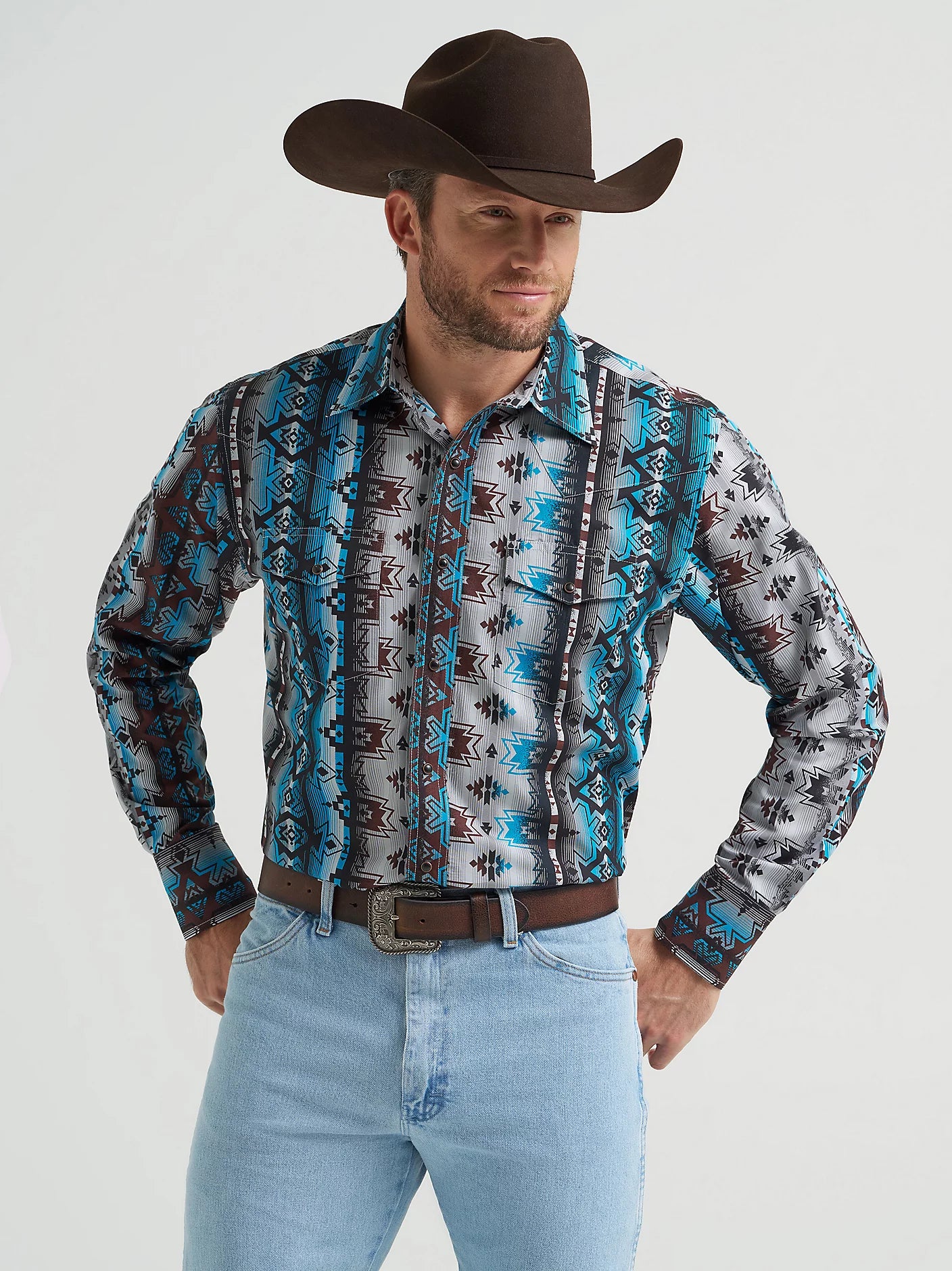 Wrangler Men's Checotah Print Shirt