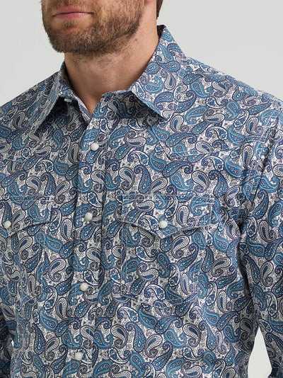 Wrangler Men's Paisley 20X Competition Shirt