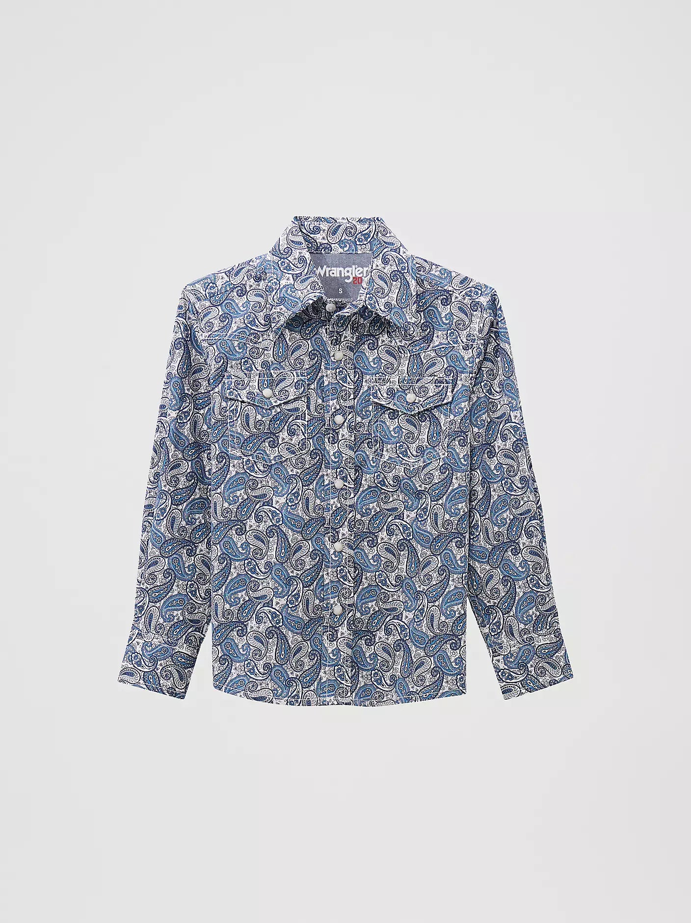 Wrangler Boy's Paisley Western Shirt