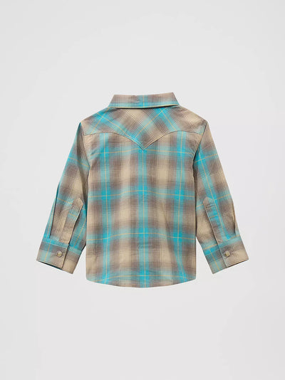 Wrangler Little Boy's Plaid Western Shirt