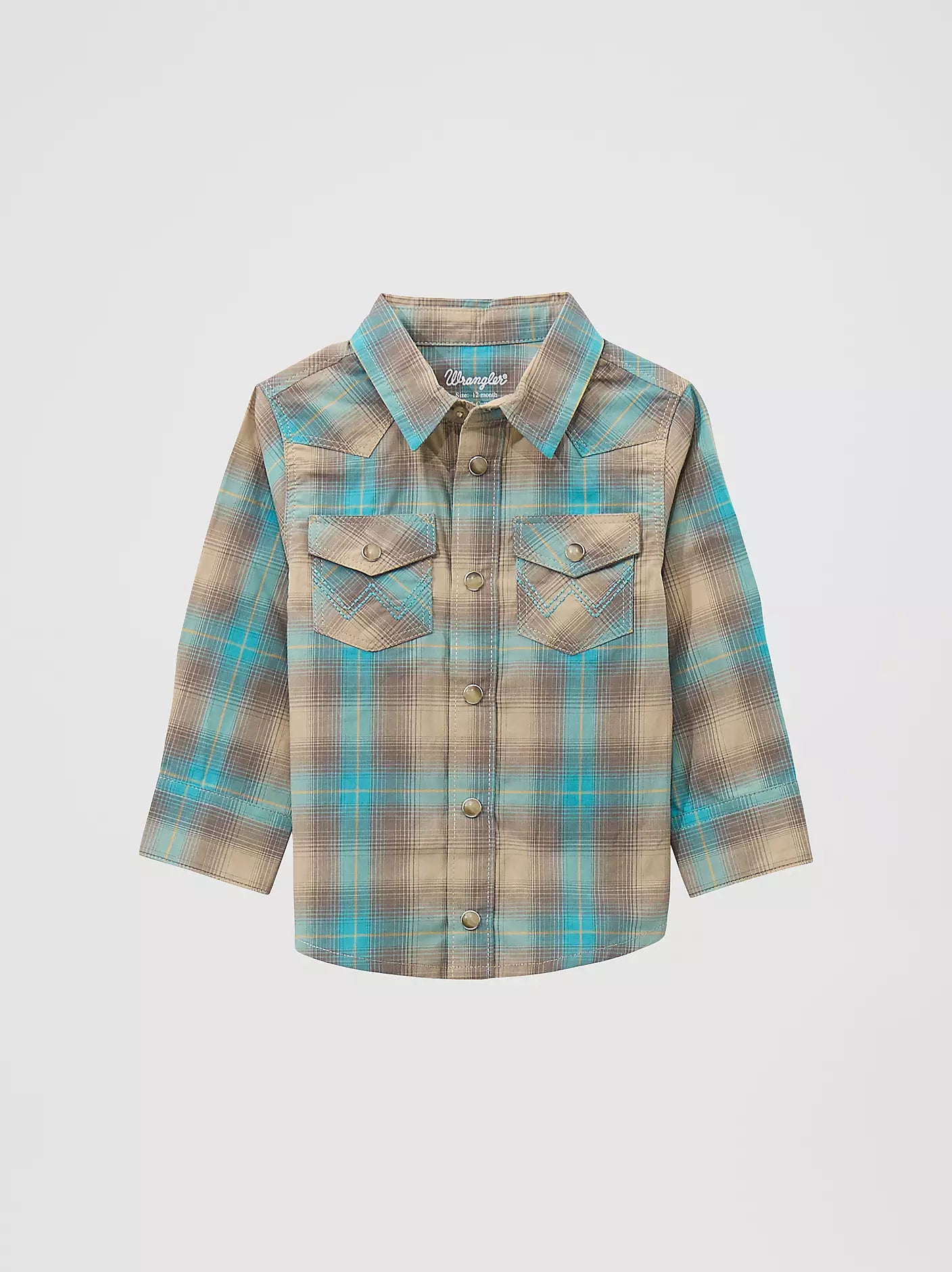 Wrangler Little Boy's Plaid Western Shirt