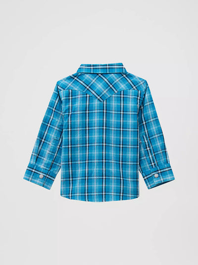 Wrangler Little Boy's Plaid Western Shirt