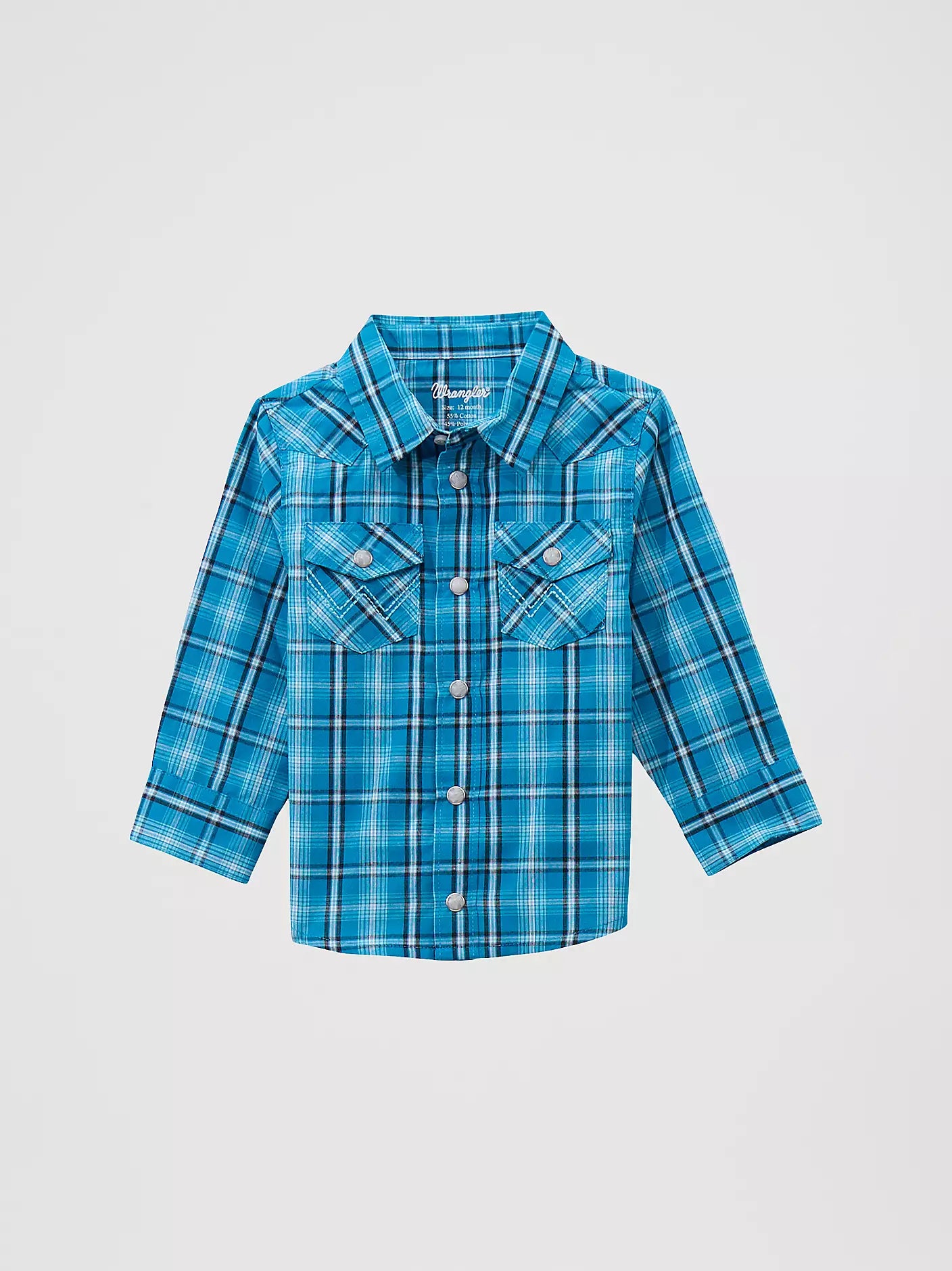 Wrangler Little Boy's Plaid Western Shirt