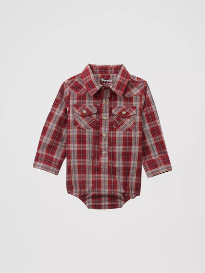 Wrangler Baby Boy's Plaid Bodysuit