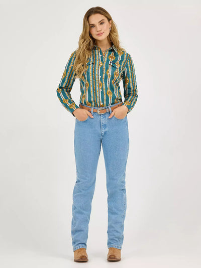 Wrangler Women's Checotah Classic Western Shirt