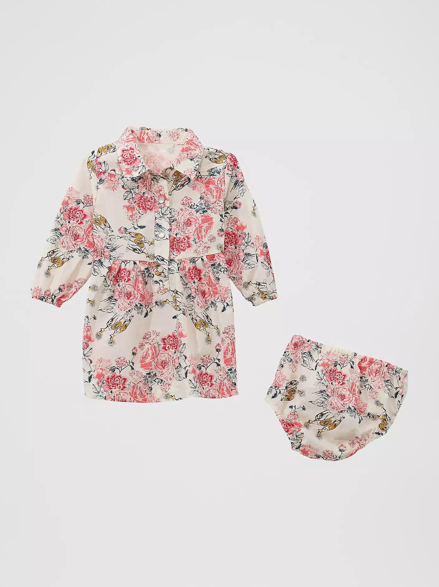 Wrangler Little Girl's Floral Print Dress