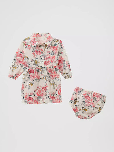 Wrangler Little Girl's Floral Print Dress