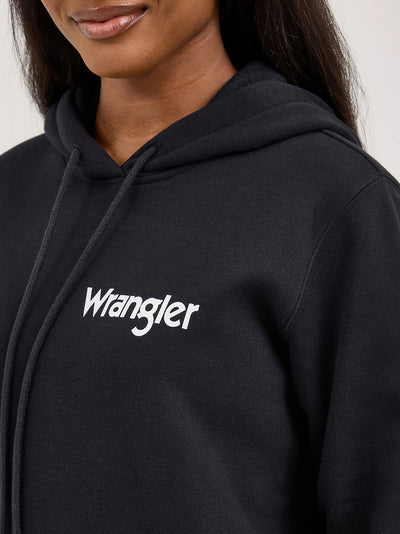 Wrangler Women's Retro Logo Arm Pullover Hoodie