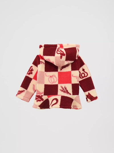 Wrangler Little Girl's Ruffle Hem Sherpa Jacket