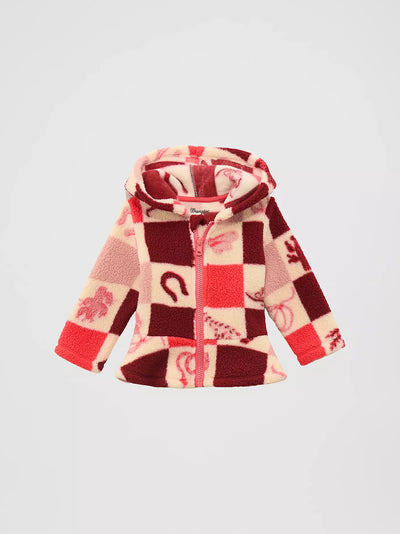 Wrangler Little Girl's Ruffle Hem Sherpa Jacket