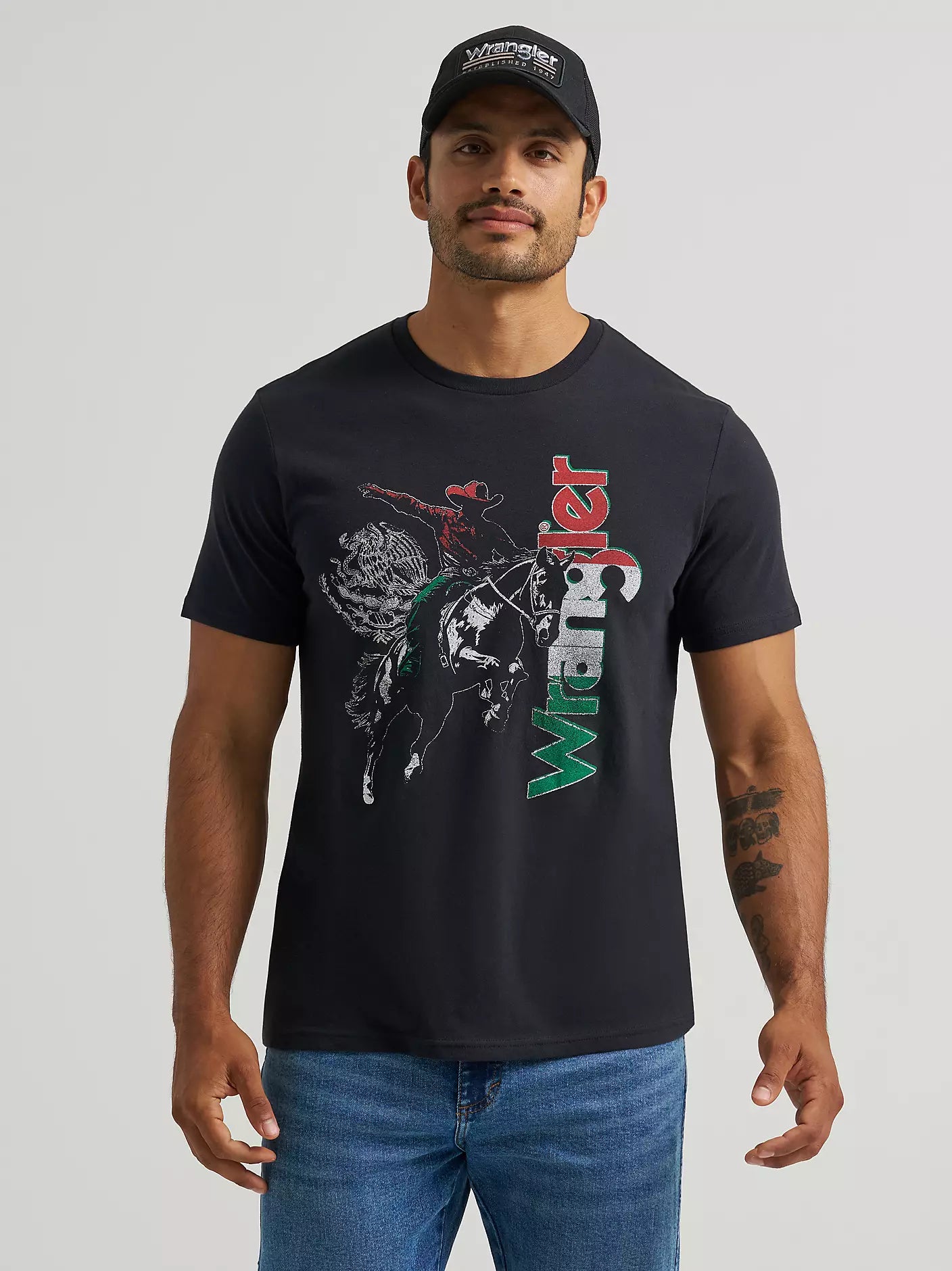 Wrangler Men's Mexico Rider Graphic T-Shirt