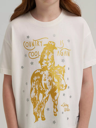 Wrangler X Girl's Lainey Wilson Country Cool Oversized Tee