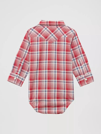 Wrangler Baby Boy Plaid Snap Bodysuit