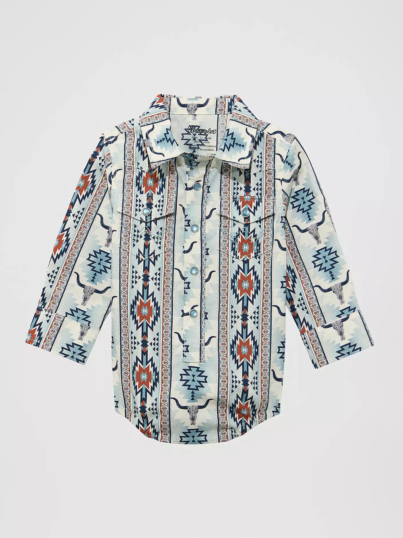 Wrangler Baby Boy Checotah Snap Bodysuit